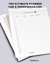 Load image into Gallery viewer, Printable Budget Planner: Home Finance Money Planner | Printable Budget Expense Tracker | Debt Snowball | Bill Budgeting and Debt Tracking