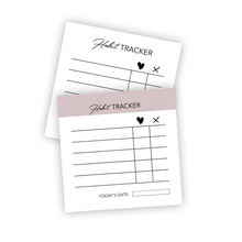 Load image into Gallery viewer, Habit Tracker Sticky Notes / 3&quot;x3&quot;Adhesive Note Pads/ Productivity Notes