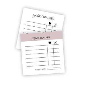 Habit Tracker Sticky Notes / 3"x3"Adhesive Note Pads/ Productivity Notes