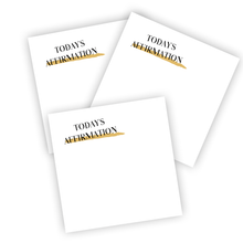 Load image into Gallery viewer, Positive Affirmation Sticky Notes, 3&quot;x3&quot; in Mini Notepads for Minimalist Lifestyle