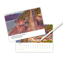 Load image into Gallery viewer, 2023 Europe Illustrated Printable Calendar