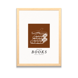 Have Books Will Travel Framed Print