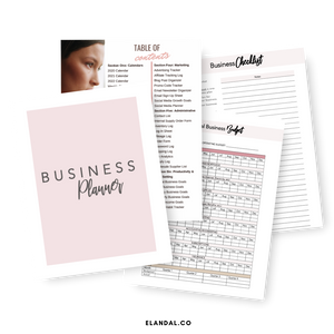 Deluxe Printable Business Planner: 70+ Pages of Resources (Financial, Marketing, Social Media, Goal Setting Tools)