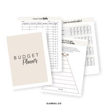 Load image into Gallery viewer, El and Al Co. Printable Budget Planner