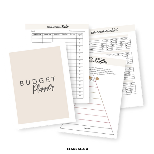 El and Al Co. Printable Budget Planner