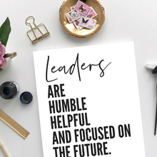 Load image into Gallery viewer, Leadership Poster for the Office, Available in 5 Sizes, Cubicle Office Art Decor