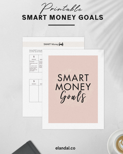 FREE - SMART Money Goals Budgeting Printable