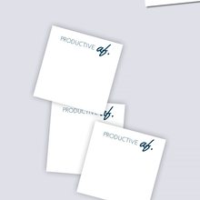 Load image into Gallery viewer, Productive AF Sticky Notes 3x3 in. Adhesive notepads