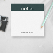 Load image into Gallery viewer, Personalized Sticky Notes/ 3x3 in. Adhesive Notepads Assorted Colors