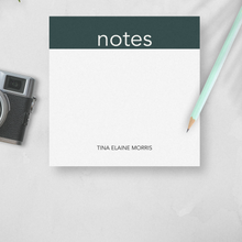 Load image into Gallery viewer, Personalized Notes, Sticky Notes, 3x3 in. Adhesive Notepads Assorted Colors