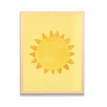 Load image into Gallery viewer, Bright Life - Sun Minimalist Boho Print Framed Art Print