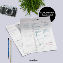 Load image into Gallery viewer, FREE One-Page Undated Daily Planner Printable Letter Size