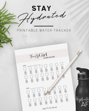 Load image into Gallery viewer, Free Printable Water Tracker