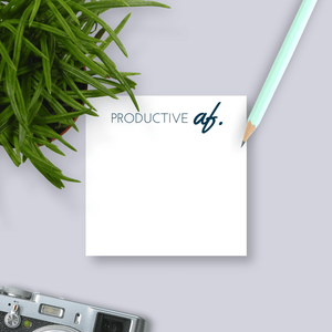 Productive AF Sticky Notes 3x3 in. Adhesive notepads