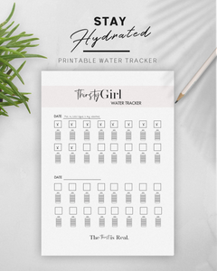 Free Printable Water Tracker