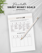 Load image into Gallery viewer, FREE - SMART Money Goals Budgeting Printable