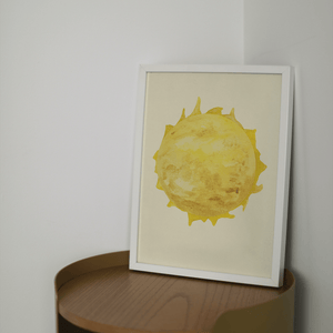 Unbreakable Sun - Abstract Framed Art Print