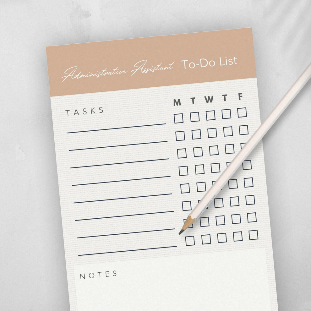 Administrative Assistant Printable To-Do List – El and Al Co.