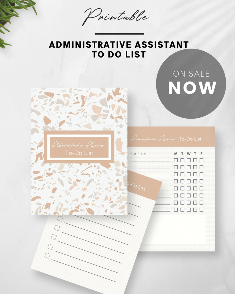 Administrative Assistant Printable To-Do List – El and Al Co.