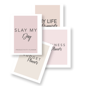 Ultimate Printable Planner Bundle - 205+ Pages of Business, Productivity, Budget, Finance, Habit, Goal and Habit Tracking Tools