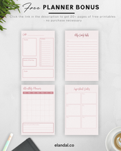 Load image into Gallery viewer, Printable Morning Routine Checklist Daily Planner Insert for Habit Formation and Productivity