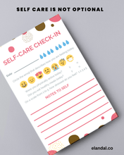 Load image into Gallery viewer, FREE Self-Care Printable Planner Insert Stress Relief and Mood Tracker