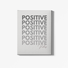 Load image into Gallery viewer, Positive Vibes Motivational Canvas Artwork for the Cubicle or Office