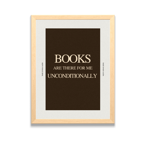 Books Are There For Me Framed Art Print