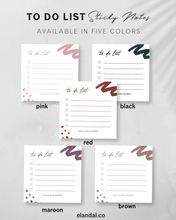 Load image into Gallery viewer, Personalized To Do List Sticky Notes, 3x3 inch, Assorted Colors
