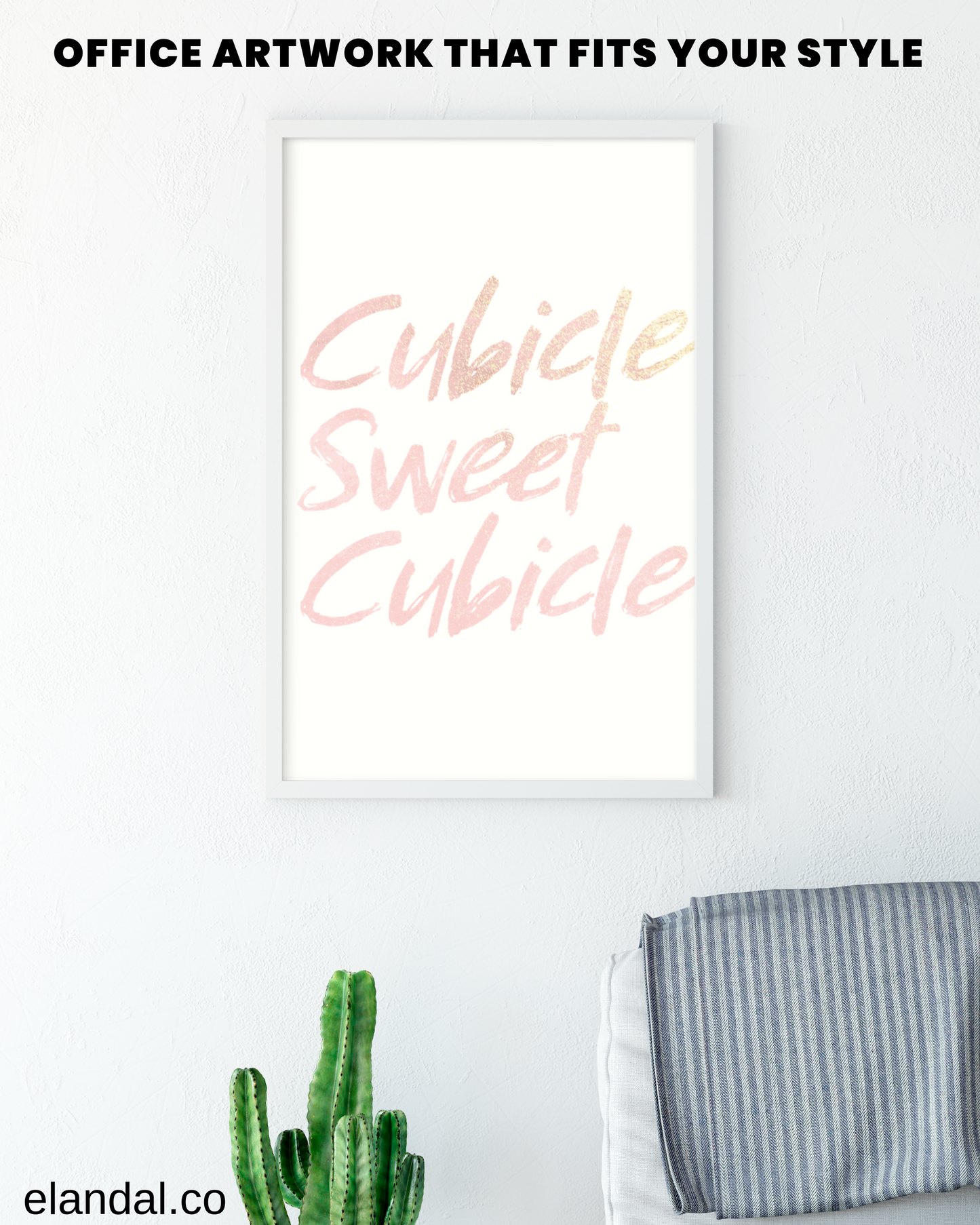 Cubículo imprimible Arte de pared con cubículos dulces