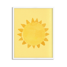 Load image into Gallery viewer, Bright Life - Sun Minimalist Boho Print Framed Art Print