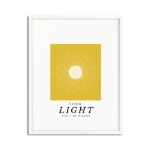 Load image into Gallery viewer, Your Light Within Inspirational Framed Poster