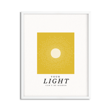 Load image into Gallery viewer, Your Light Within Inspirational Framed Poster