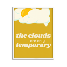 Load image into Gallery viewer, Clouds Don&#39;t Last Retro Themed Framed Art Print