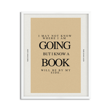 Load image into Gallery viewer, Books Are By My Side Inspirational Framed Poster
