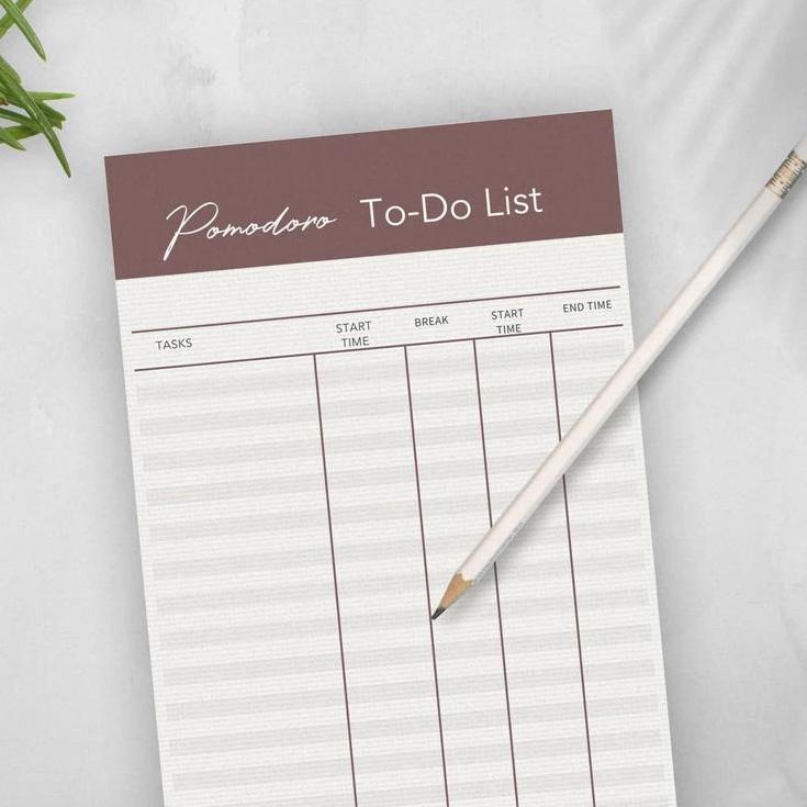 Free Pomodoro Printable Planner