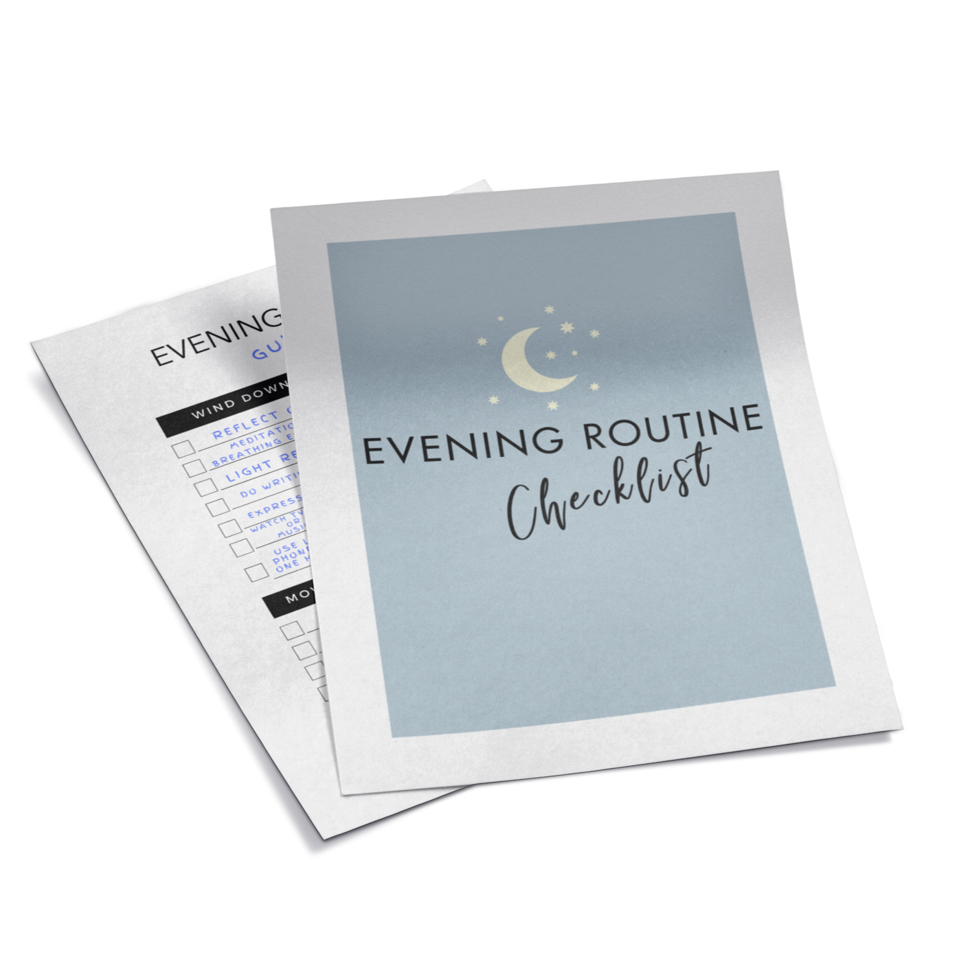 Printable Evening Routine Checklist – El and Al Co.