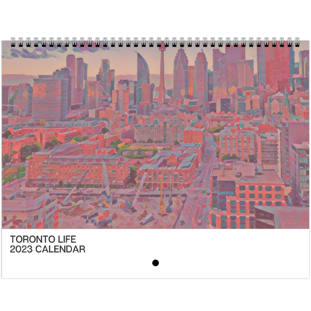 2023 Toronto Illustrated Wall Calendar