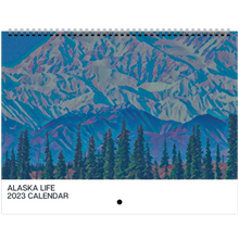 Load image into Gallery viewer, 2023 Alaska Illustrated Print Wall Calendar