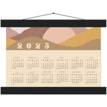 Load image into Gallery viewer, 2023 Vintage Mountains Landscape Poster Calendar with Hangers