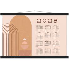 Load image into Gallery viewer, 2023 Retro Bohemian Landscape Poster Calendar with Hangers