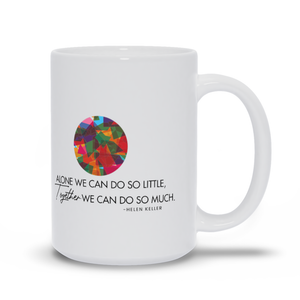 Teamwork Quote Office Coffee Mug, Available in 11 and 15 ounces