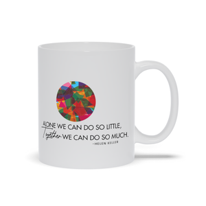 Teamwork Quote Office Coffee Mug, Available in 11 and 15 ounces