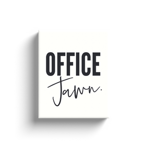Office Jawn Philly-Themed Canvas Artwork, Funny Cubicle Office Wall Art Decor and Gift